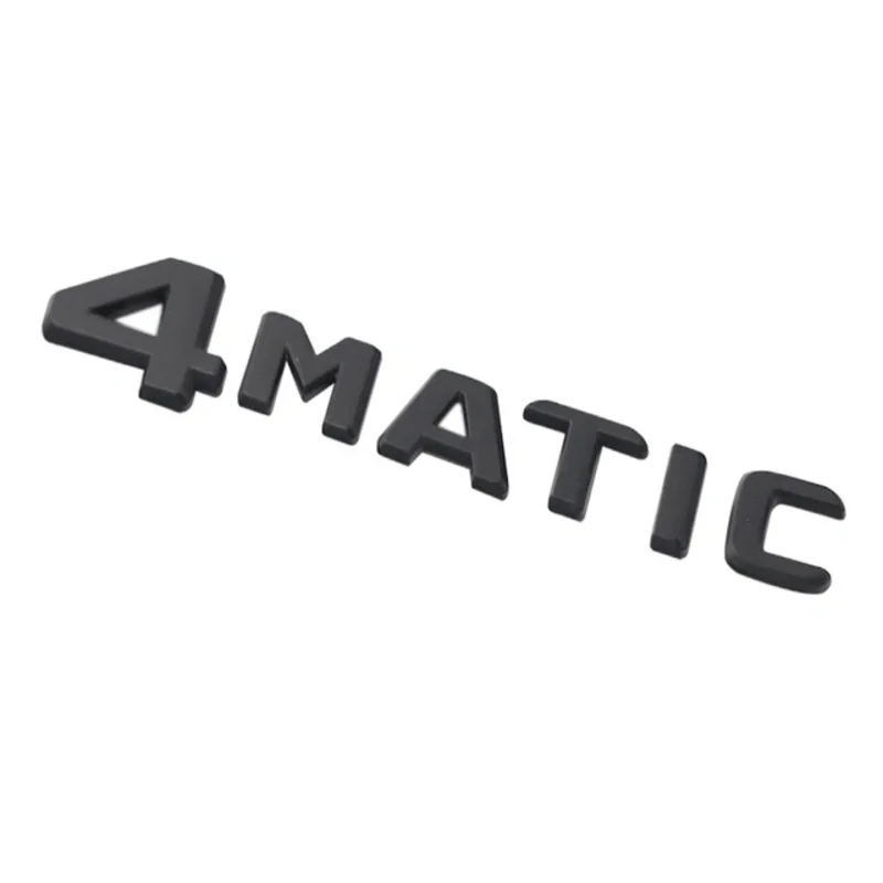 3D ABS Glossy Black Car Rear Trunk Badge Decal Letters Sticker E 300 4MATIC Emblem For Mercedes E300 W213 W212 Accessories