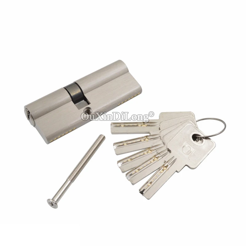 Description Picture 3 of itemBrand New European Pure Brass Double Open Partiality Lock Cylinder Interior Door Lock Core Lock Gall Repair Parts + Keys