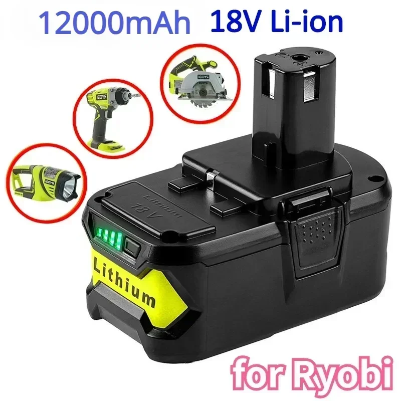 

Batería de litio Ryobi Akku One + Plus, cargador de batería RB18L50, 6,0Ah, 9,0Ah, for P108, 18V.RYOBICOR