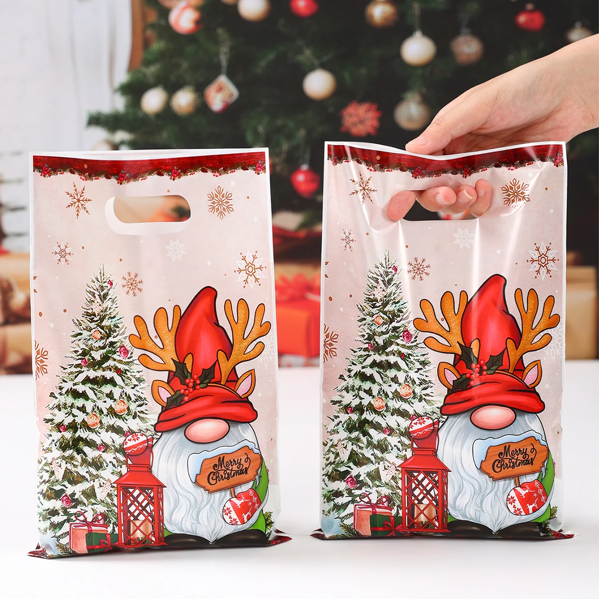Christmas Snowman Gift Handbag Merry Christmas Decoration for Home 2025 Navidad Natal S... - SKU CSGH1842 - UGI Packaging