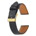 Black gold buckle