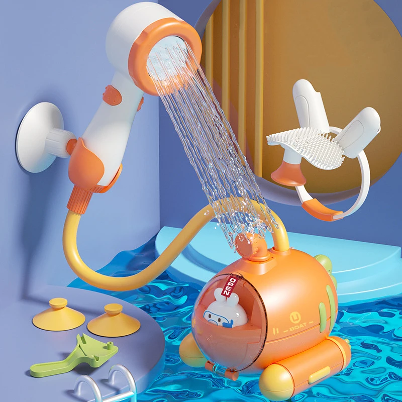 Baby Bathtub Toys Spraying Water Radish Shower Electric Swimming Pool