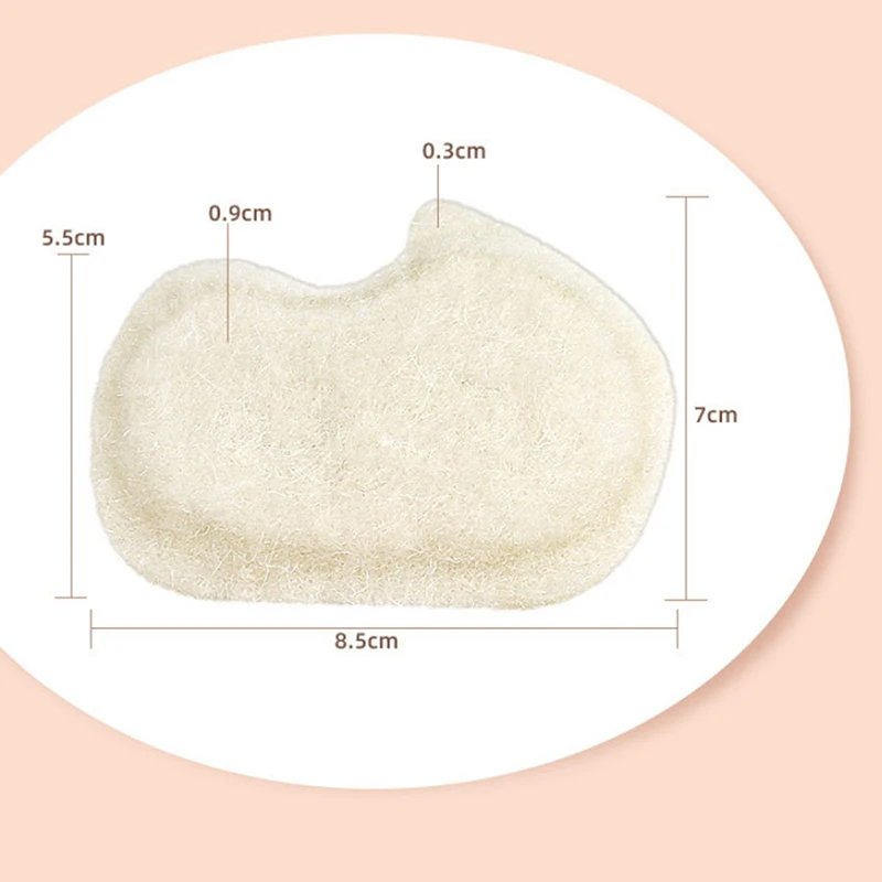 1 Pair Felt Feet Pads Relief Forefoot Support Adhesive Foam Foot Cushion Pad for Men and Women
