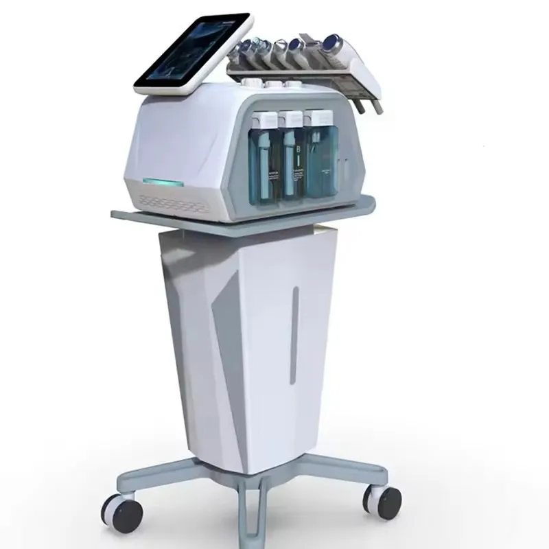 9 In 1 Portable Face Care Hydradermabrasion Deep Cleaning Acne Treatment Skin Analyse Machine for home salon use