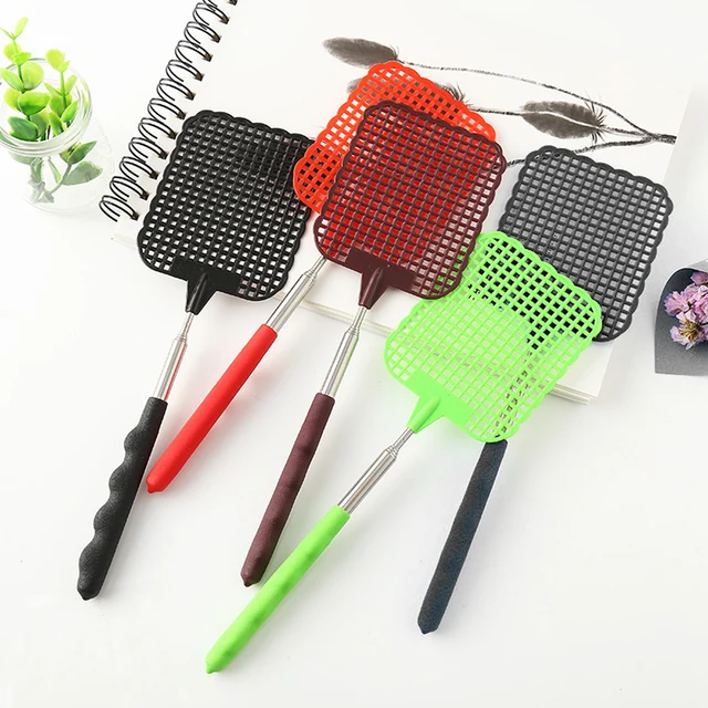 Legyek Swatters Mosquito Trap Kreatív Visszahúzható Műanyag Nyári Repülő Műtárgyak Kerti Nettó Készletek Eszközök