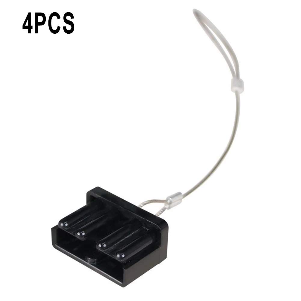 10 Connettori Batteria 50A A Sgancio Rapido - Terminali In Rame Placcato Argento, Per Auto, Camper, Barche (Rosso)