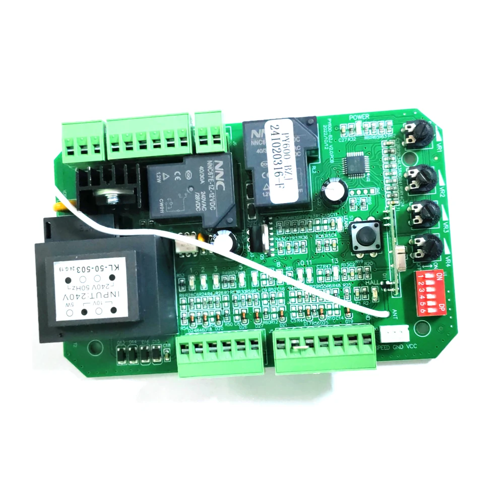 Garage Door Opener Sliding Gate Opener Control Board AC120v 230V soft start smart circuit board control card mother board plate for sliding gate opener motor(PY600acn SL600 SL1500)