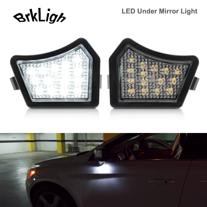 

2Pcs Canbus LED Under Side Mirror Welcome Light Puddle Lamp For Jaguar XK XKR XJ X350 X351 X358 XF X250 X260 XE X760 Car-Styling