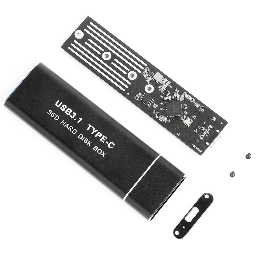 NVME SSD ̽ USB 3.1 C Ÿ  SDD Ŭ, 10Gbps SSD ϵ ũ ڽ, ˷̴ ձ M.2 M Ű PCIE NVME