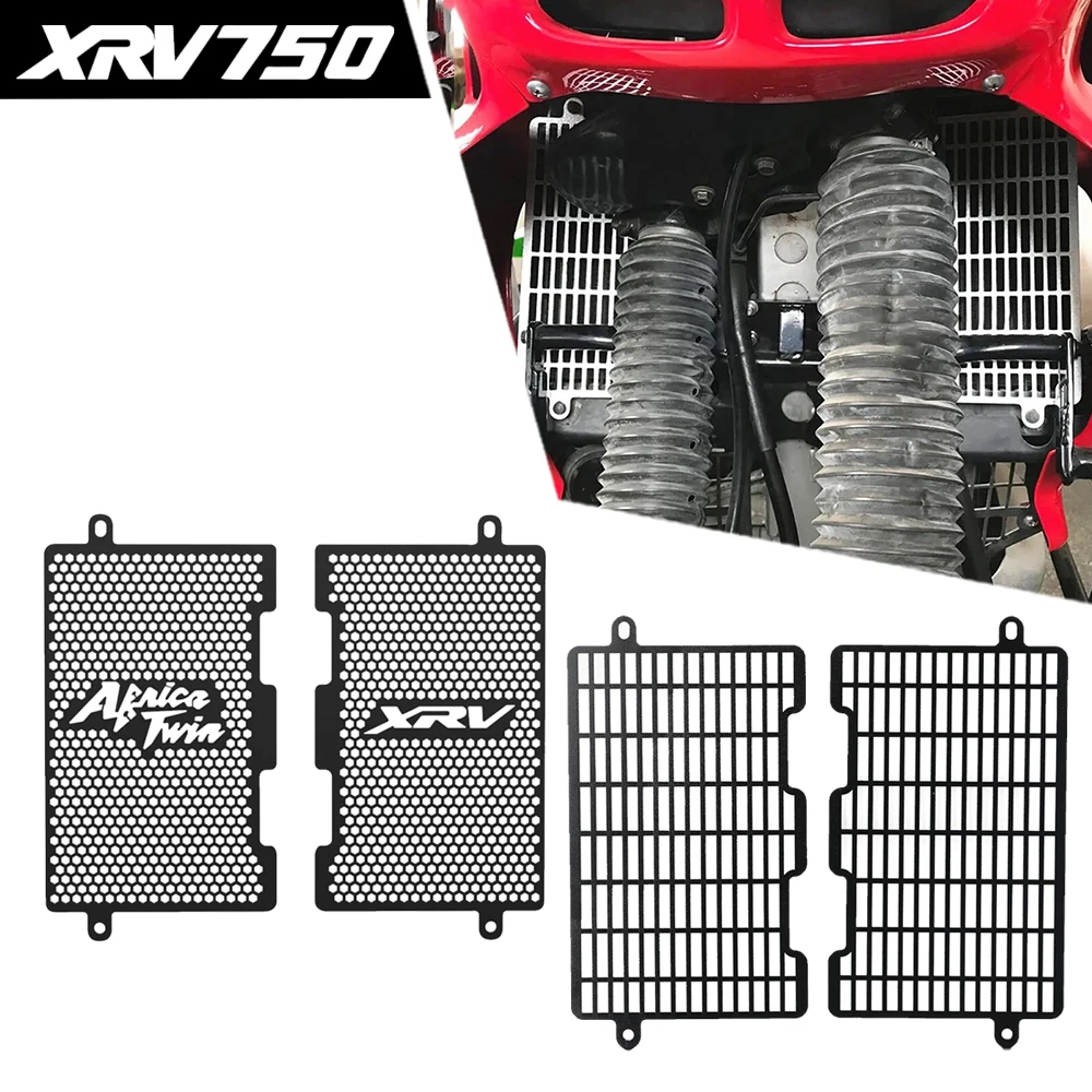 

XRV750 XRV650 Motorcycle Radiator Cover Grille Guard Protector For Honda XRV 750L 650 Africa Twin 1988 1989 1990 1991 1992-2002