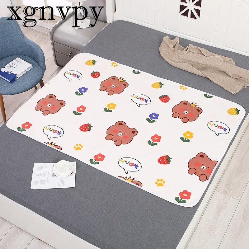 Diaper Changing Pad Diaper Changing Mat Reusable Baby Changing Mat Cover Diaper Mattress Bed Sheet Newborn Waterproof Portable Change Pad Floor Play Mat