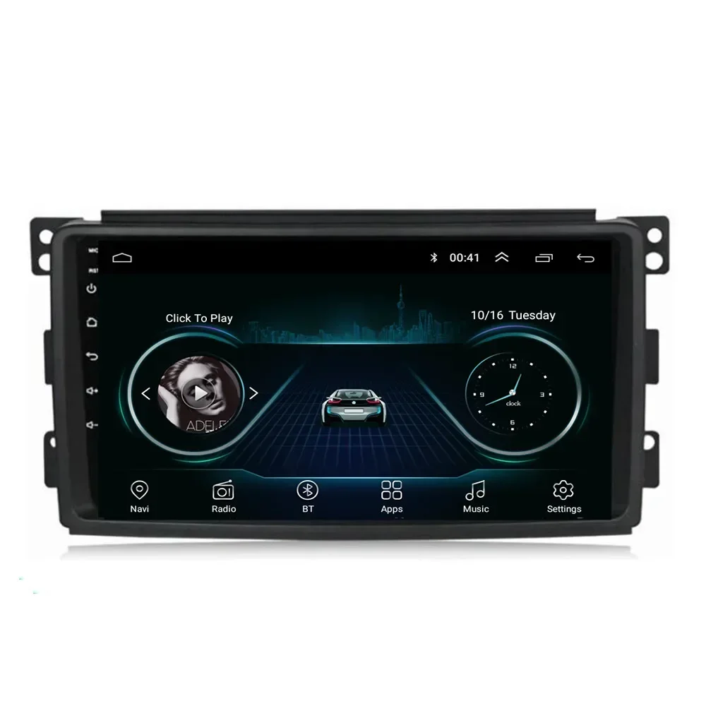 

Автомобильный радиоплеер 8 + 128G, навигация GPS для Smart Fortwo 2005 2006 2007 2008 2009 2010 -2015 IPS DSP RDS 4G WIFI SWC 2din без dvd