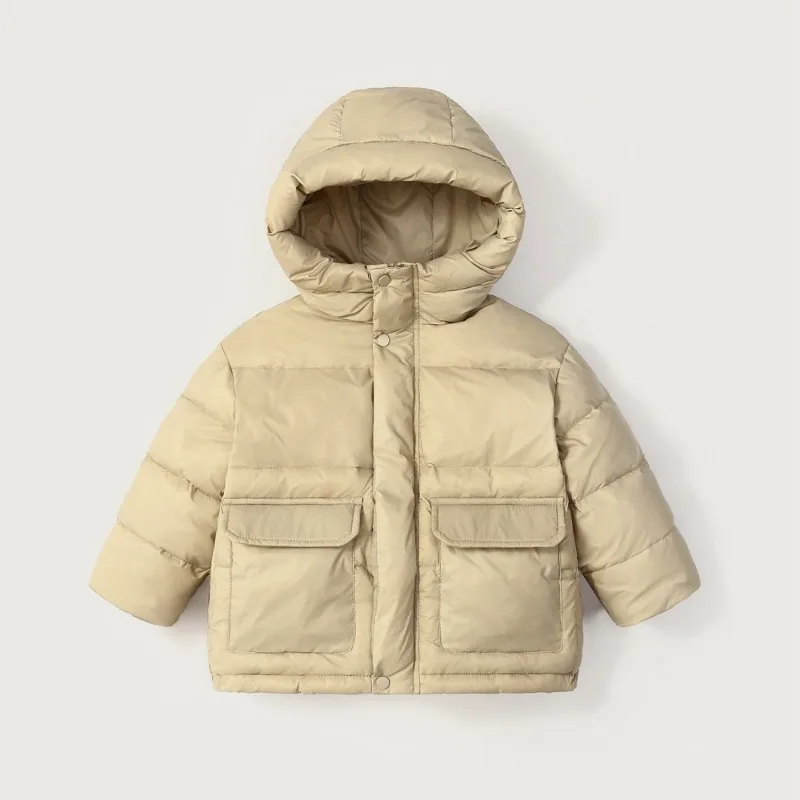 Down Coat Jacket Cotton Windbreak Cartoons Warm Thicken Winter Skiwear Ten Degrees Below Zero Children's Clothin Winter Children
