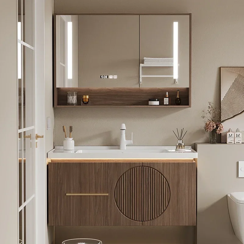 Mobile Laundry Cabinet Hanging Bathroom Hanging Double Sink Vanity Storage Cabinets Bathroom Toilet Shelf Vasagle Furniture Home