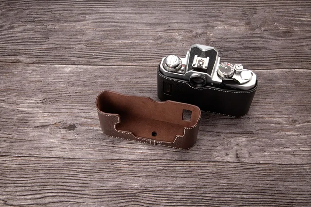 For Nikon FM3A Case Film Camera Genuine Leather Cowhide Bag