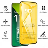 4Pcs 9D Full Cover Tempered Glass for Redmi Note 14 13 Pro Plus 12 11 Pro 14S 12S Screen Protector for Redmi 14R 13C 12C 10A 9A - Image 2