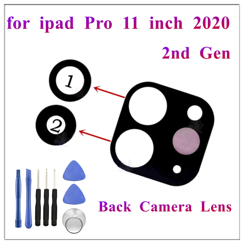 1PcsRearBackCameraGlassLensforIpadPro11Inch20202ndGen