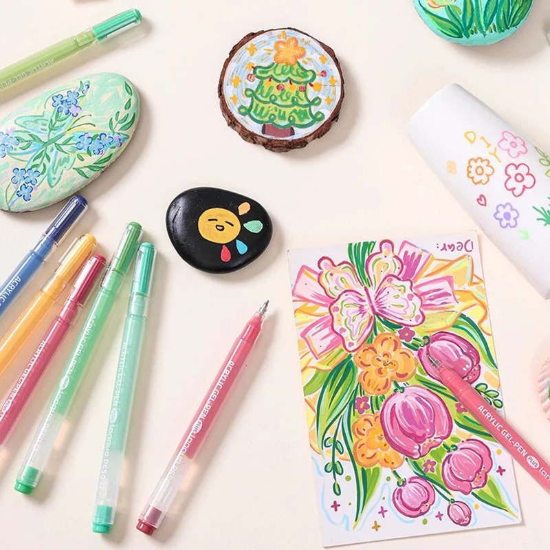 Acrylic Gel Pen Set 6