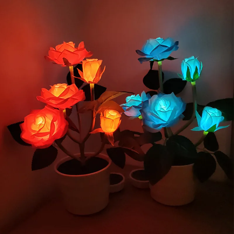 Gartendekorationen LED Solar Sonnenblumen Rose Blumenlicht Home Dekorative  Lichter Dekoration Rasenlampe Wasserdicht Landschaft 230609 Von 6,88 €