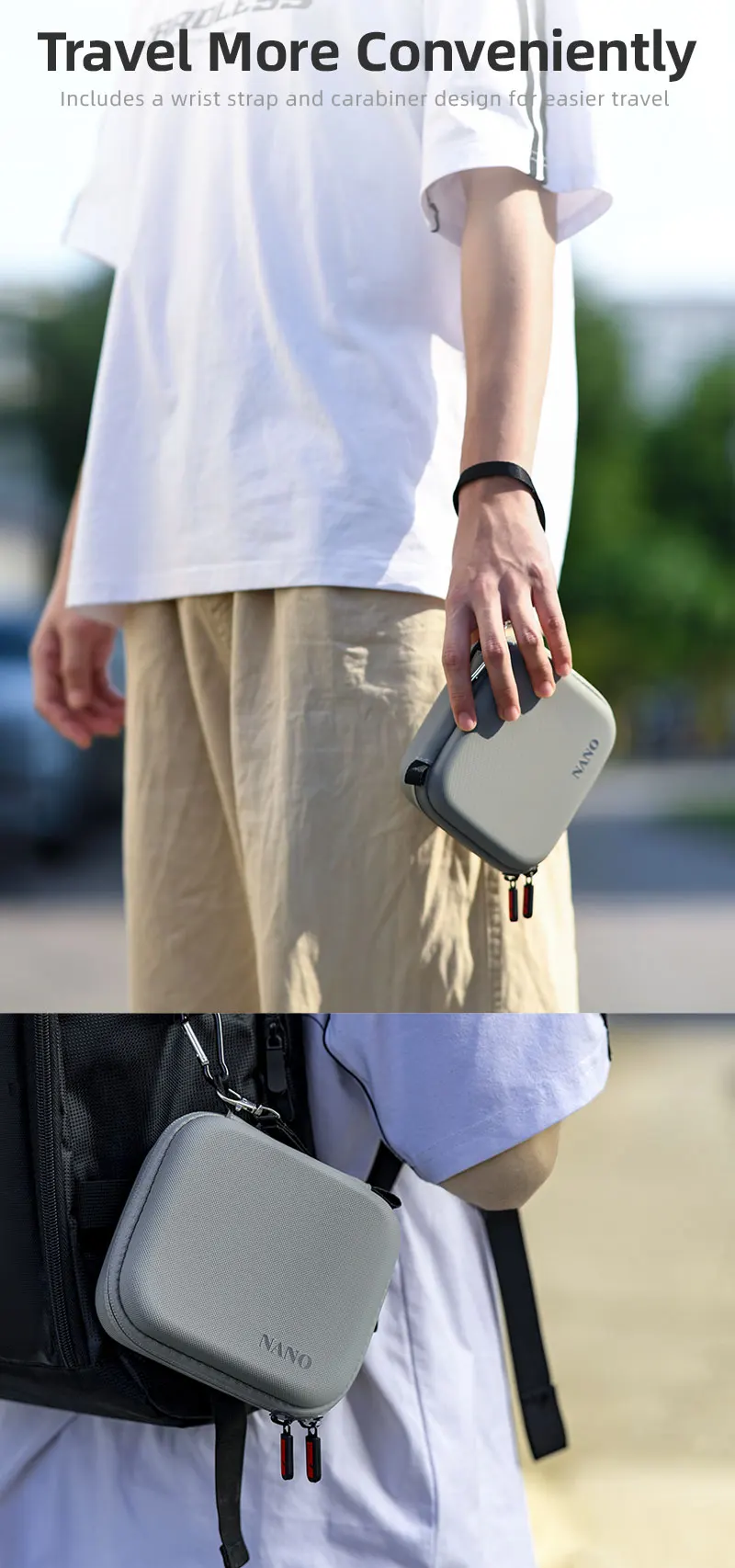 Mini-Aufbewahrungstasche für DJI OSMO NANO, Tragetasche, Handtasche, Schutzbox für DJI OSMO NANO Kamerazubehör – Detail 9