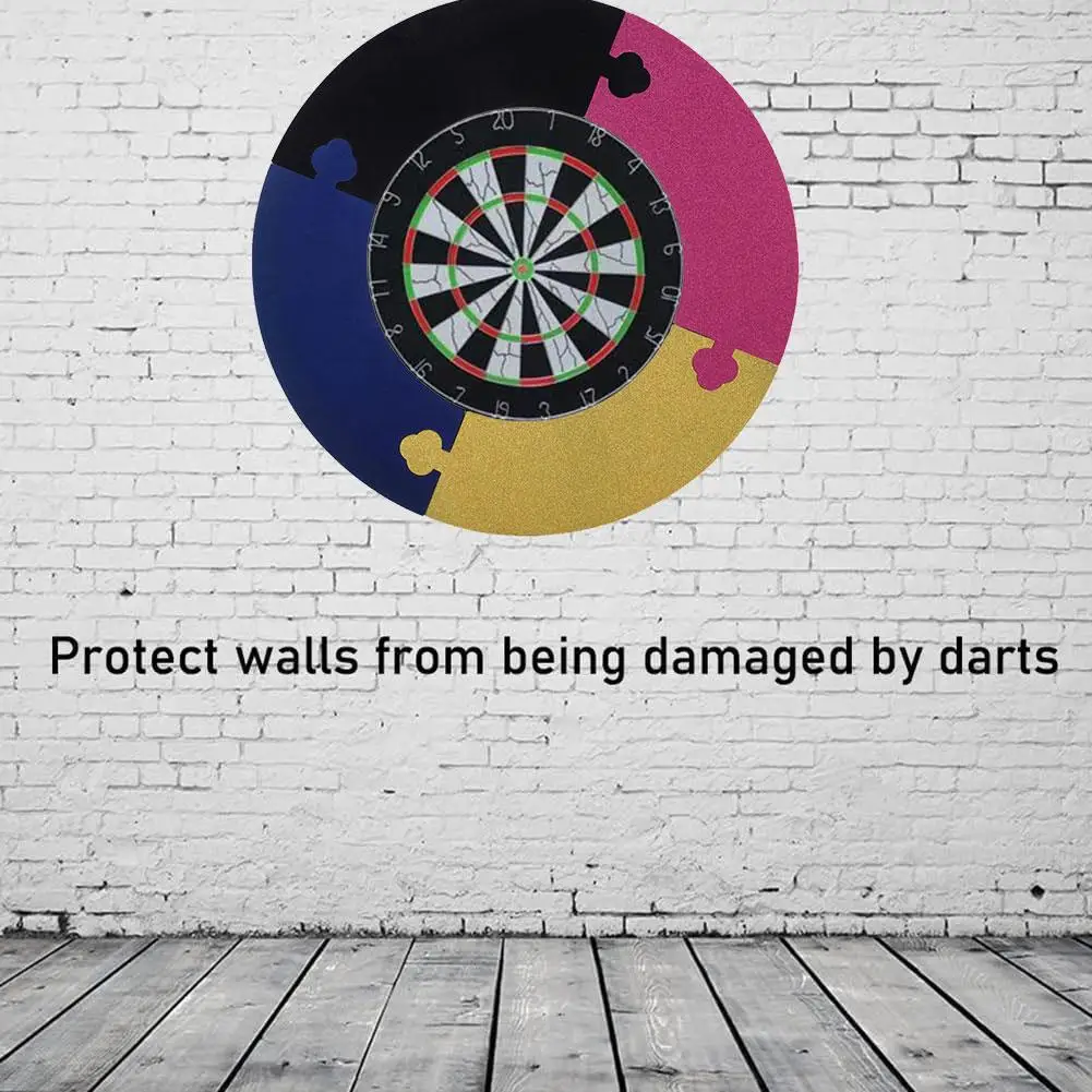 

Dartboard Wall Protector Universal Splicing Dart Board Removable Surround Dart Wall Accessories Backboard B2D9