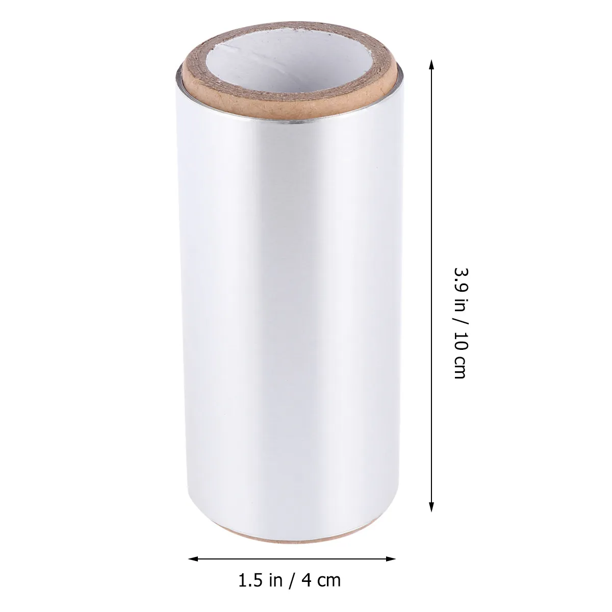 1롤 10cm 폭 전문 헤어 컬러링 틴 포일 두꺼운 펌 포일 (살롱, 이발소, DIY 스타일링용, 빠른 열 활성화)
