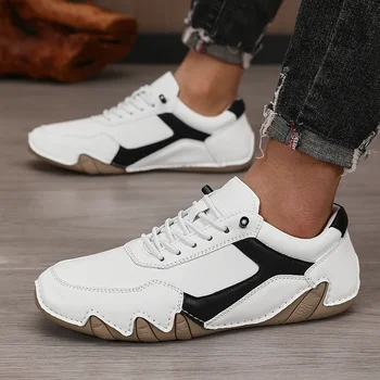 أحذية رجالية كاجوال بدون كعب عصرية وناعمة قابلة للتنفس، متعددة الاستخدامات للأنشطة الخارجية والتنقل والمشي أحذية رجالية 2