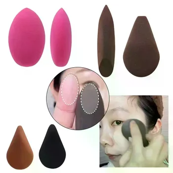 Spugne Dettagliate per il Trucco, Applicatori per Fondotinta in Polvere e Crema, Strumenti Cosmetici per Contorno e Illuminante