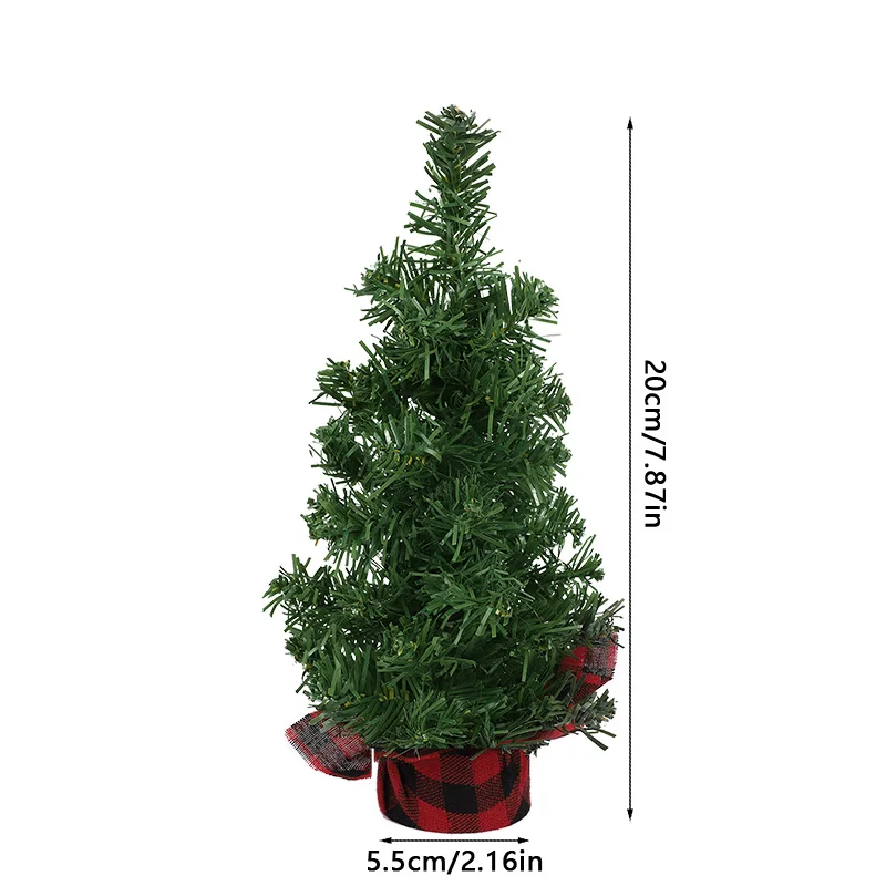 15-30cm Artificial Mini Christmas Tree Pine Needle Branches for Christmas Home Tabletop Fireplace Decoration 2026 New Year Gifts