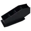 Day Night Cosmetic Brush Organizer Gothic Wooden Coffin Makeup Holder Cosmetic Storage Spooky Compartment Pen Holder 1