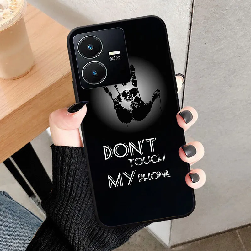 Wolf Cat Soft Silicone Shockproof Phone Cover, Black Bumper.