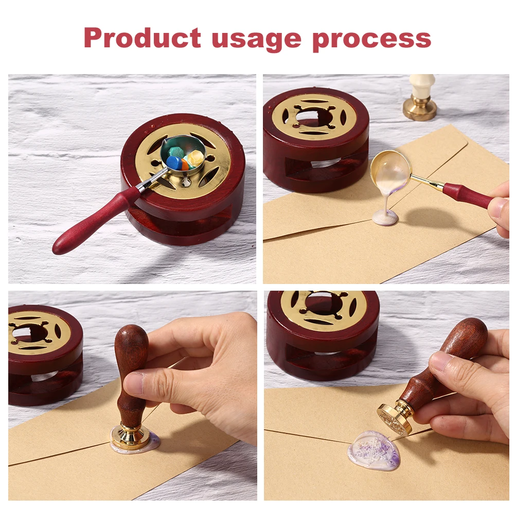 봉투 씰링 왁스 DIY 공예용 빈티지 팔각형 왁스 씰 비즈 200개