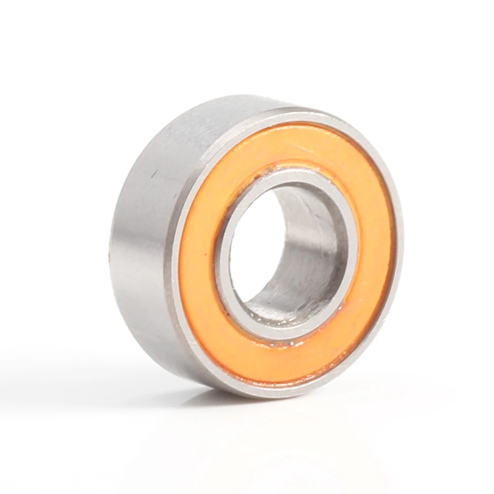 MR105RS Bearing ABEC-3 5X10X4 mm Miniature MR105-2RS Ball Bearings Orange Sealed MR105 2RS Quality 10PCS ball bearings