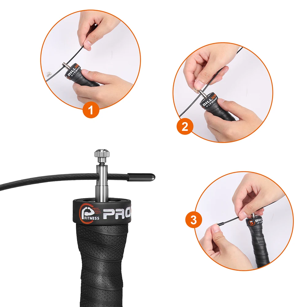 Crossfit Jump Rope Adjustable Wire Skipping Rope