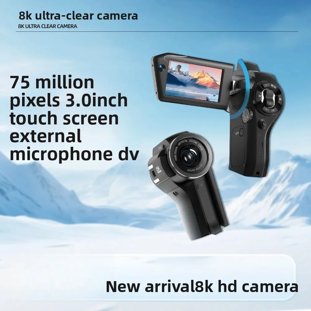 2026년 신캠퍼스 학생용 카메라 5K HD WiFi 디지털 카메라 브이로그 카메라