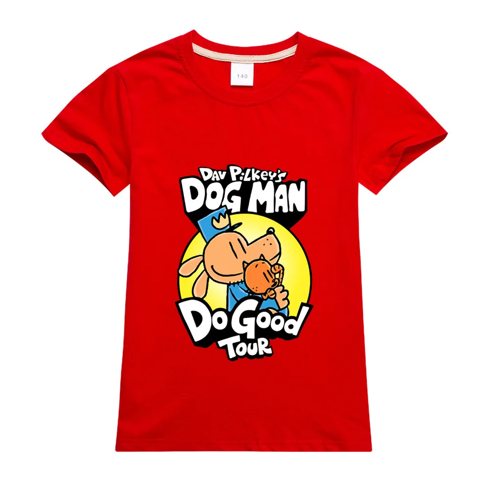 New Baby Boys Dog Man T Shirt Gifts Dog Man Merch Book Lover Captain Underpants World Book For Boy Christmas Day Dogman Tee