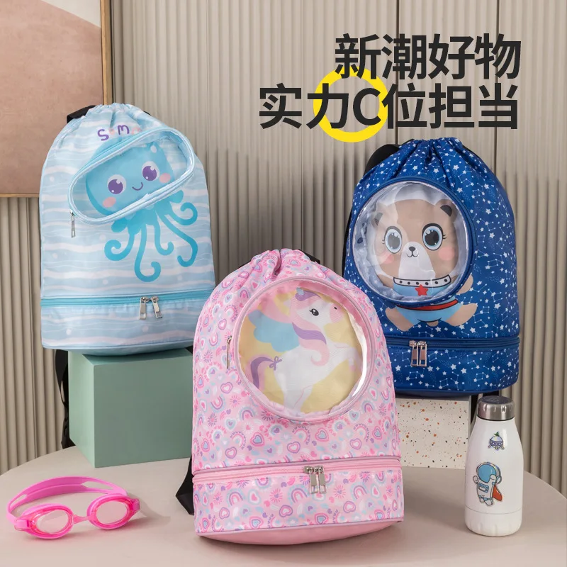 New Waterproof Swim Backpack with Dry Wet Separation Large Capacity Travel Gym Bag 1