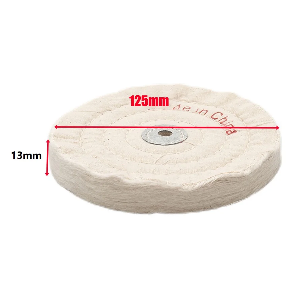 

5-дюймовая фланелевая хлопковая ткань, Полировочная подушка для чистки колеса, силовая угловая скамья, шлифовальный инструмент, Сменные аксессуары