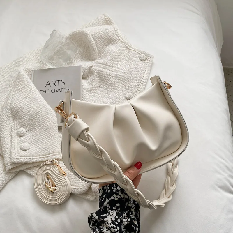 HighQualityWomenPULeatherShoulderSaddleBagsFashionLadiesCrossbodyBagsforWomenCasualFemaleHandbagsMessengerBag