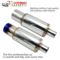 JUEMAI Universal Stainless Steel Exhaust Muffler Tip – HKS Modified System - Image 6