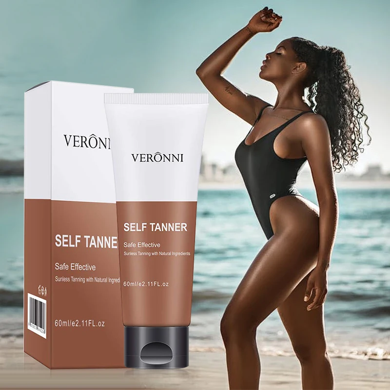 BODY TANNING OIL Bronzing Cream,Ultra Moisturizing&Tan Boosting,Natural Streak-Free Tinted self-Tanning Care For Body and Face