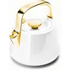 Caraway 2 Quart Whistling Tea Kettle - Durable Stainless Steel Tea Pot - Fast Boiling,Stovetop Agnostic-Non-Toxic,PTFE&PFOA Free 1
