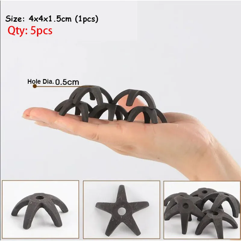 Premium Ceramic Aquarium Decor: Scorpion Shelter and Stone Simulation