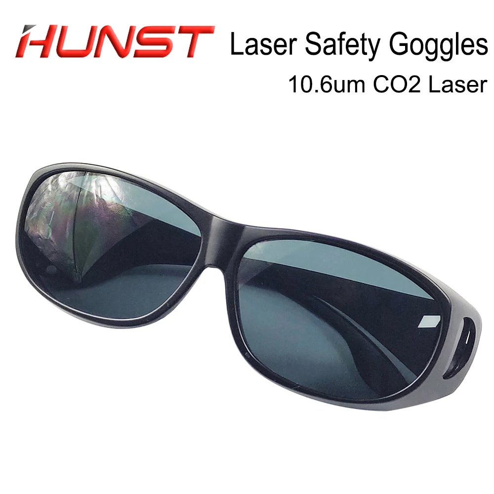 Laser goggles HUNST CO2 Laser Safety Glasses OD6+ For Marking Cutting Machine Parts 10600nm Protective Eyewear Goggles