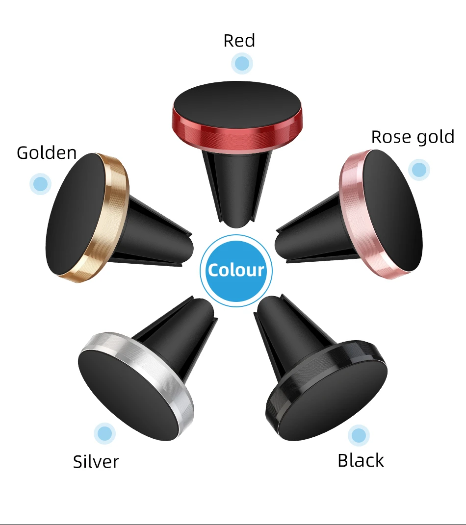 Magnetic Car Phone Mount For Iphone Samsung And Huawei_voghion.com