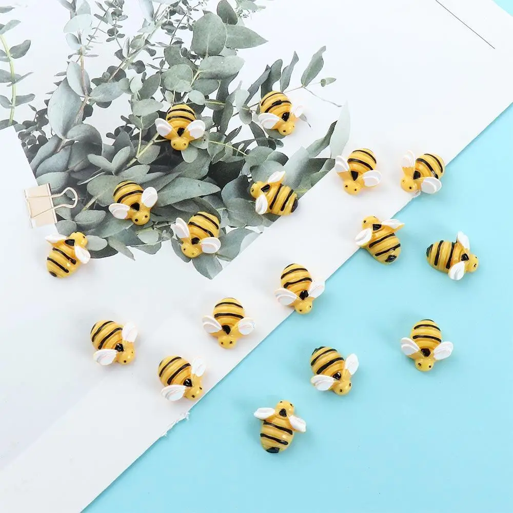 Scrapbook Accessories Jewelry Making Tiny Bee Lovely Resin Embellishment Flatback Miniature Cabochon resin ornaments resin crafts resin crafts accessories