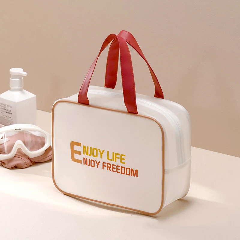 여성용 방수 대용량 휴대용 비치 백, 수영 장비 보관 가방, 건식 및 습식 분리 