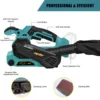 Cordless Belt Sander for MAKITA 18V Battery (NO Battery) Brushless Power Sander Electric Sander Machine, Dust Bag Included 4
