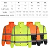 High Visibility Reflective Witnter Jacket Men Waterproof Thickened Safety Coat for Outdoor Work Hi Vis Workwear Bomber Jacket 6