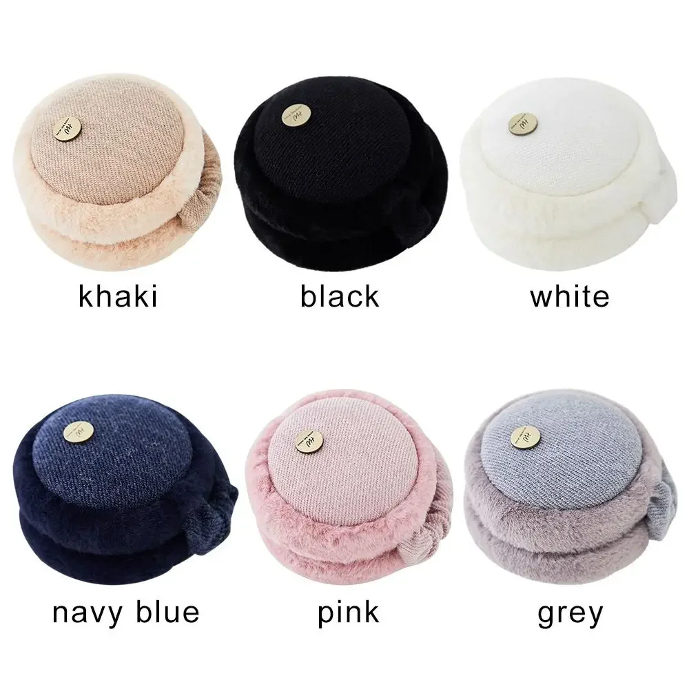 Warm Earmuffs Fur Earmuffs Foldable Plush Earmuffs Soft Portable Winter Ear-Muffs Ear Warmer Women Men Ear Muffs Fashion Outdoor Cold Protection Earflaps